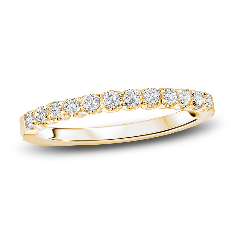 Diamond Anniversary Band 1/4 ct tw Round 14K Yellow Gold acv3w7pk Diamond Anniversary Band 1/4 ct tw Round 14K Yellow Gold acv3w7pk