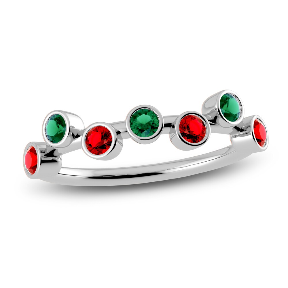 Juliette Maison Natural Ruby & Natural Emerald Ring 10K White Gold ap7Zo1bw Juliette Maison Natural Ruby & Natural Emerald Ring 10K White Gold ap7Zo1bw