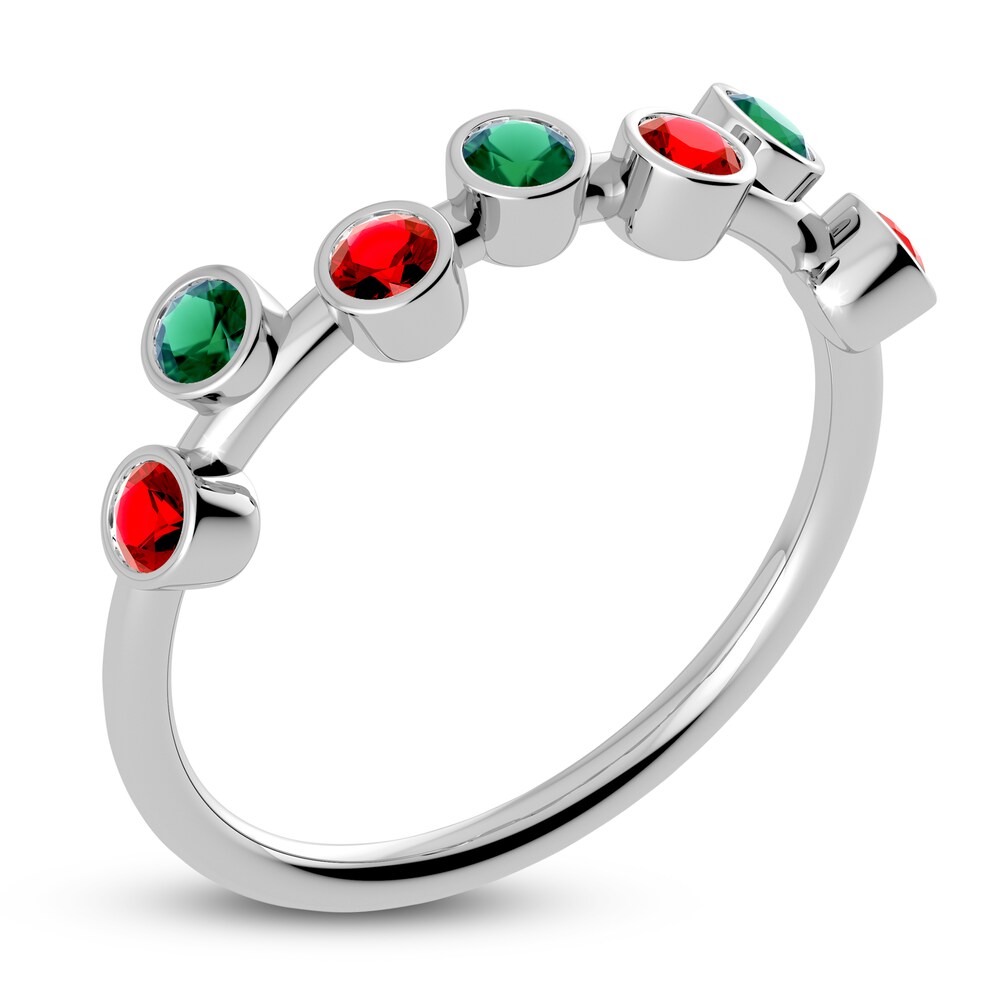 Juliette Maison Natural Ruby & Natural Emerald Ring 10K White Gold ap7Zo1bw Juliette Maison Natural Ruby & Natural Emerald Ring 10K White Gold ap7Zo1bw