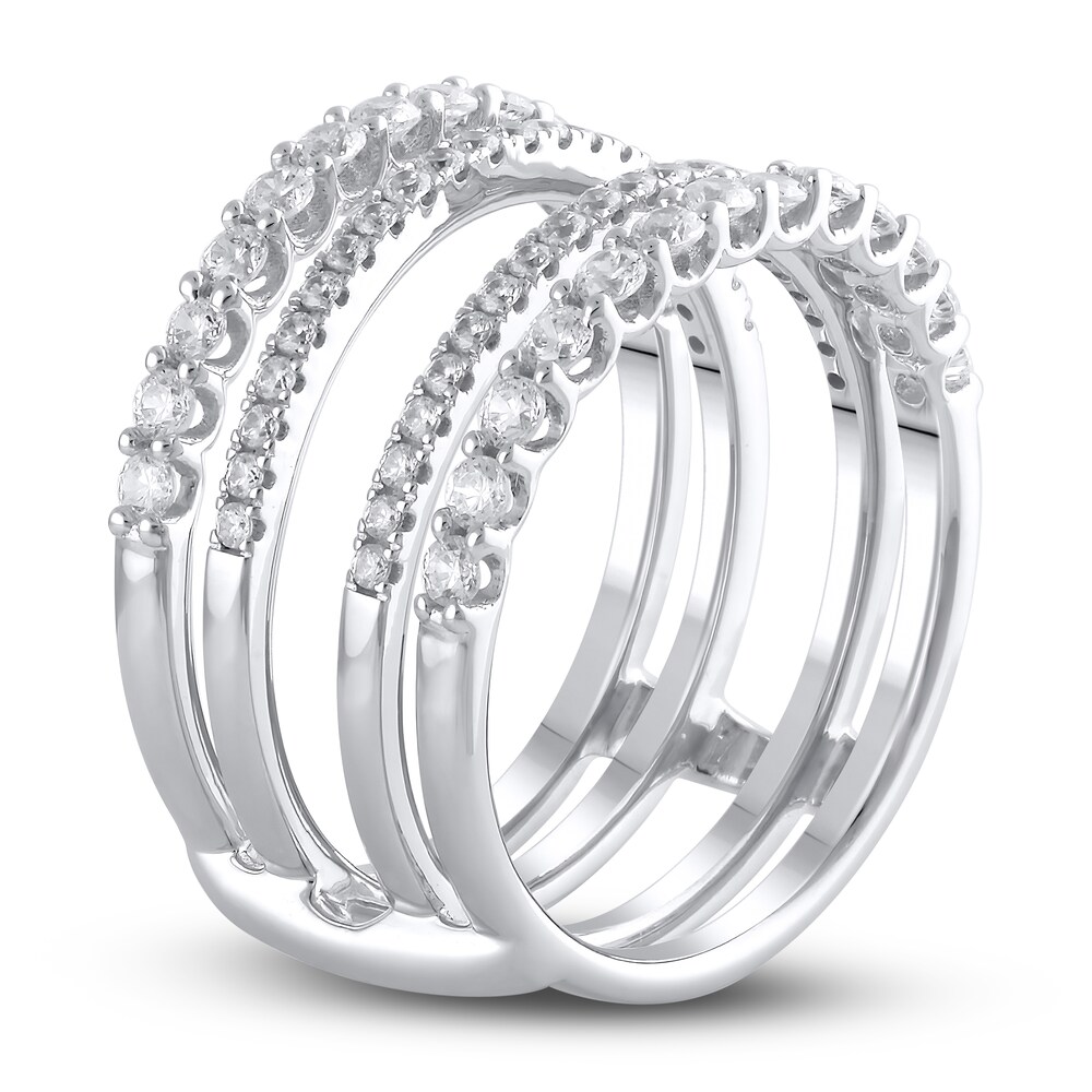 Diamond Enhancer Ring 1 ct tw Round 14K White Gold avXvUy3J Diamond Enhancer Ring 1 ct tw Round 14K White Gold avXvUy3J