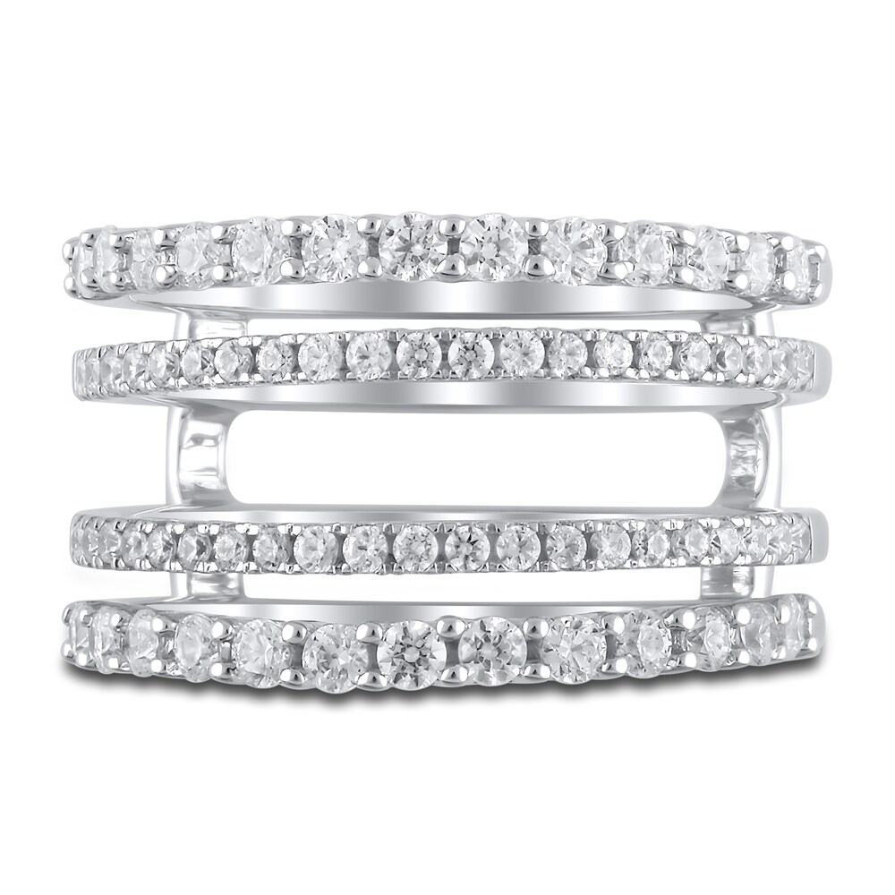 Diamond Enhancer Ring 1 ct tw Round 14K White Gold avXvUy3J Diamond Enhancer Ring 1 ct tw Round 14K White Gold avXvUy3J