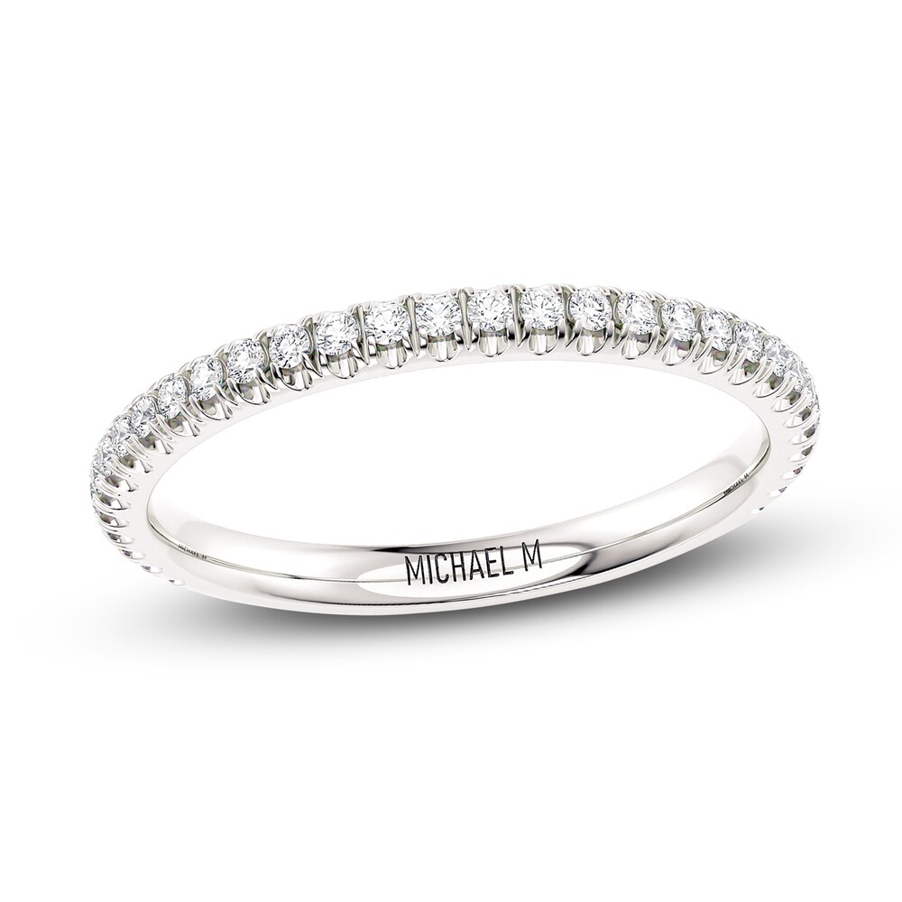 Michael M Diamond Wedding Band 1/4 ct tw Round 18K White Gold b6MQLj5t Michael M Diamond Wedding Band 1/4 ct tw Round 18K White Gold b6MQLj5t