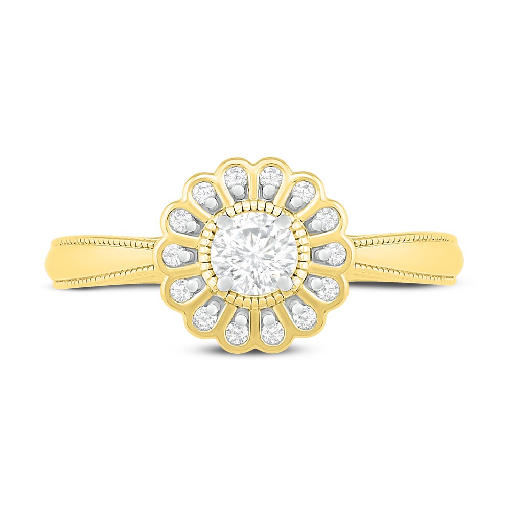 Diamond Ring 1/3 ct tw Round 14K Yellow Gold bRtvjYVg Diamond Ring 1/3 ct tw Round 14K Yellow Gold bRtvjYVg