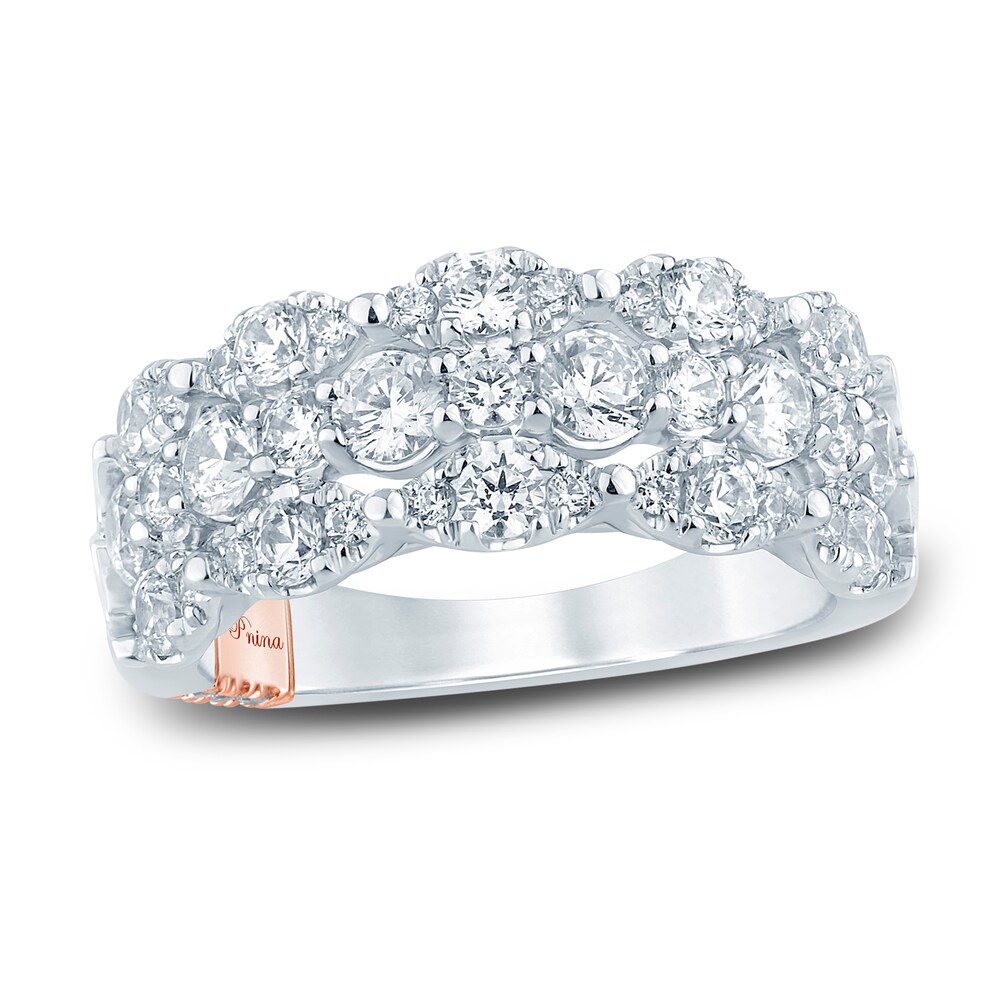 Pnina Tornai Lab-Created Diamond Anniversary Band 1-3/4 ct tw Round 14K White Gold bTAdoBv6 Pnina Tornai Lab-Created Diamond Anniversary Band 1-3/4 ct tw Round 14K White Gold bTAdoBv6