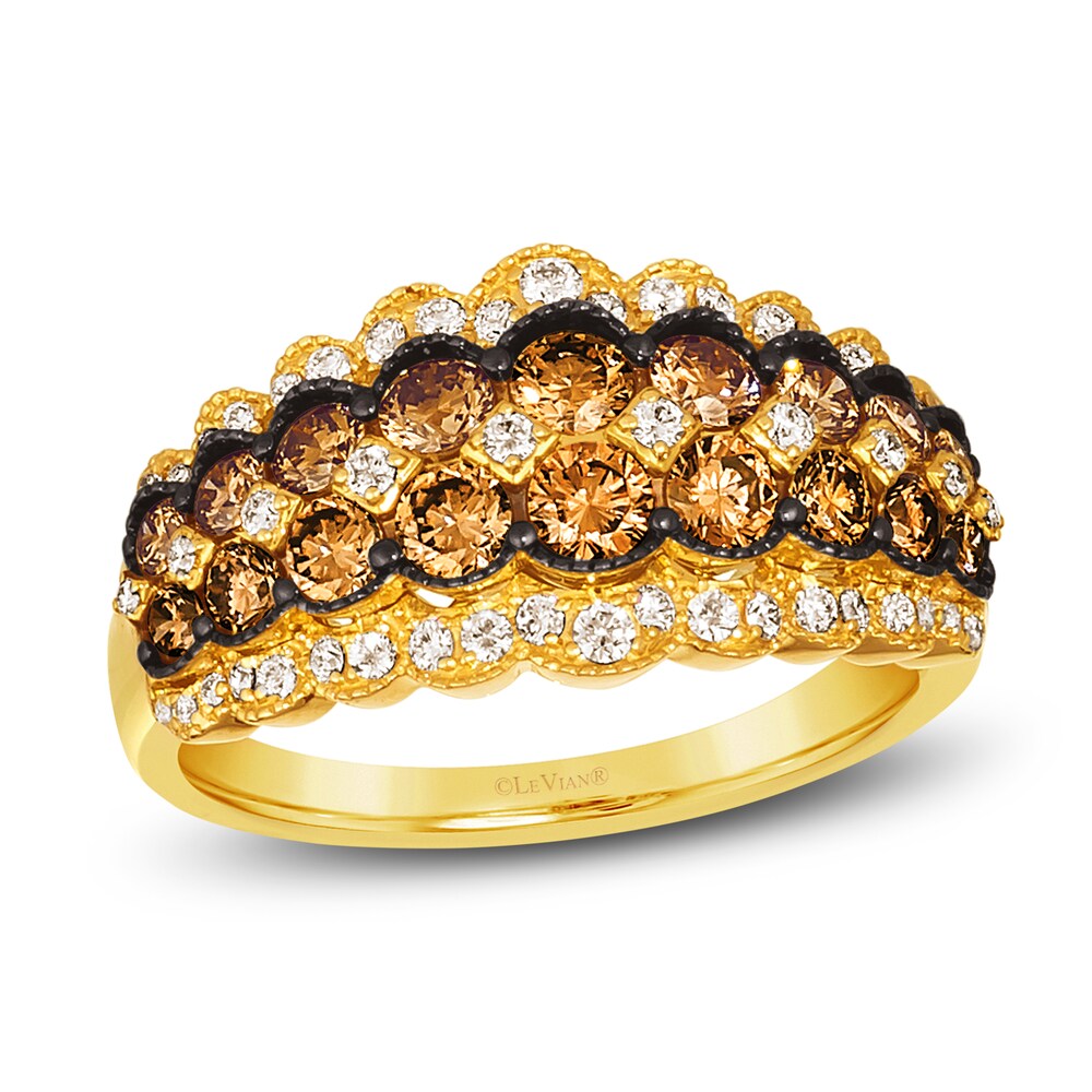 Le Vian Diamond Ring 1-3/8 ct tw Diamonds 14K Honey Gold baCWPCd4 Le Vian Diamond Ring 1-3/8 ct tw Diamonds 14K Honey Gold baCWPCd4