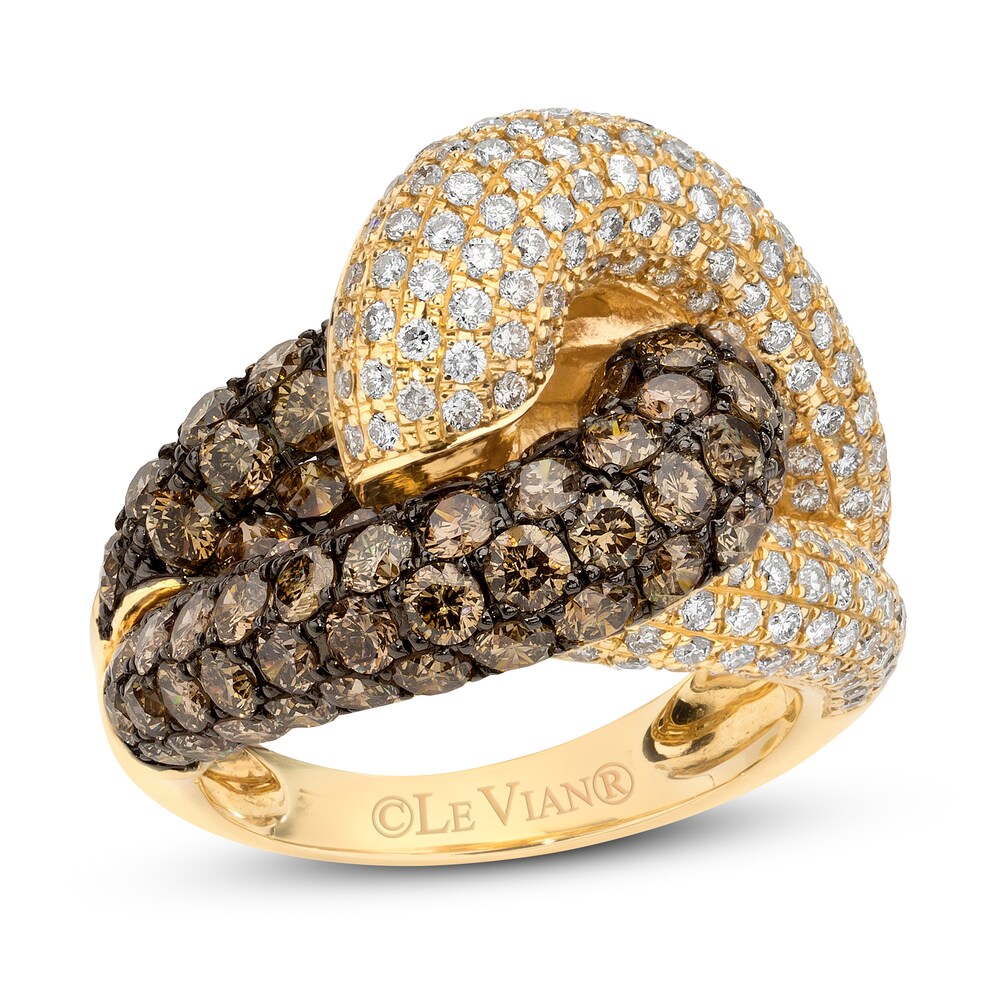 Le Vian Diamond Ring 4-3/8 ct tw Round 14K Honey Gold bfwBJdoS Le Vian Diamond Ring 4-3/8 ct tw Round 14K Honey Gold bfwBJdoS