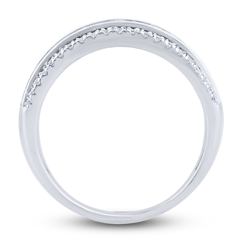 Diamond 4-Row Anniversary Band 1 ct tw Round 14K White Gold bp4tr6We Diamond 4-Row Anniversary Band 1 ct tw Round 14K White Gold bp4tr6We