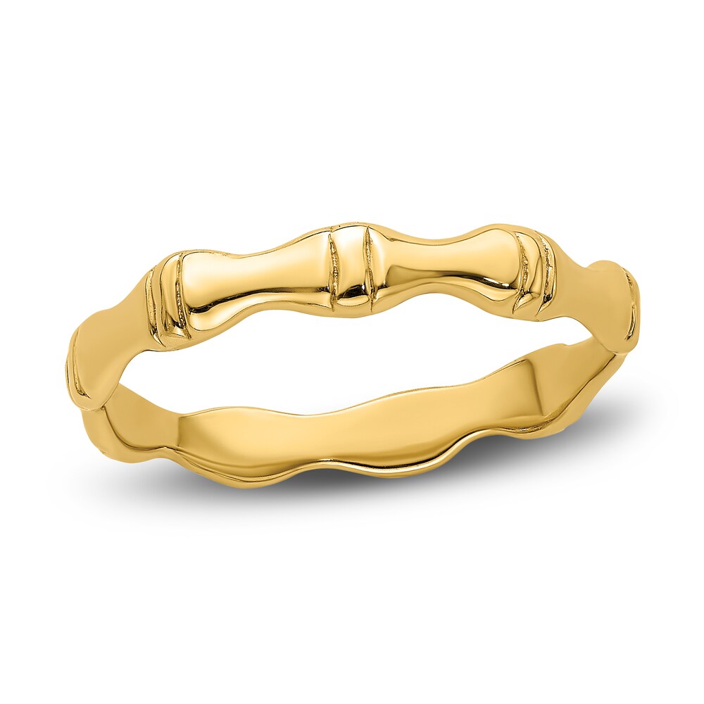 High-Polish Bamboo Ring 14K Yellow Gold bsnoKtfp High-Polish Bamboo Ring 14K Yellow Gold bsnoKtfp