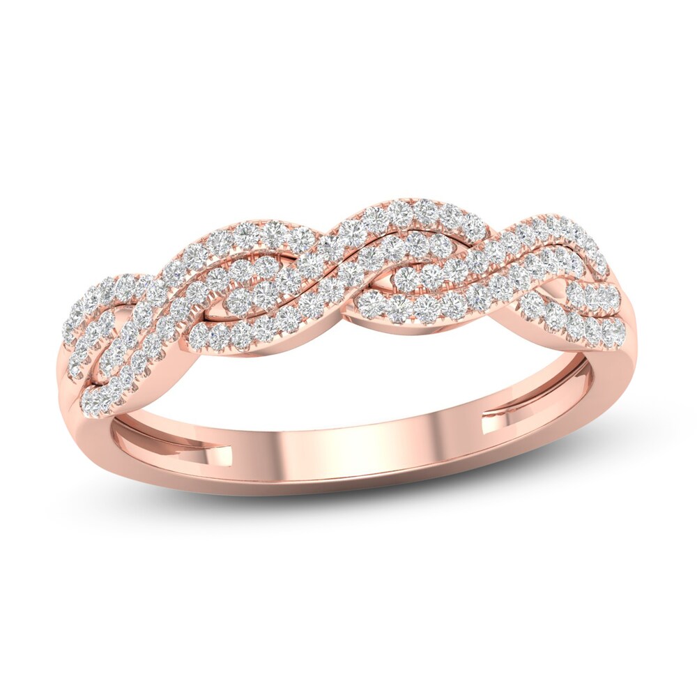 Diamond Ring 1/4 ct tw Round 10K Rose Gold c0VGroeo Diamond Ring 1/4 ct tw Round 10K Rose Gold c0VGroeo