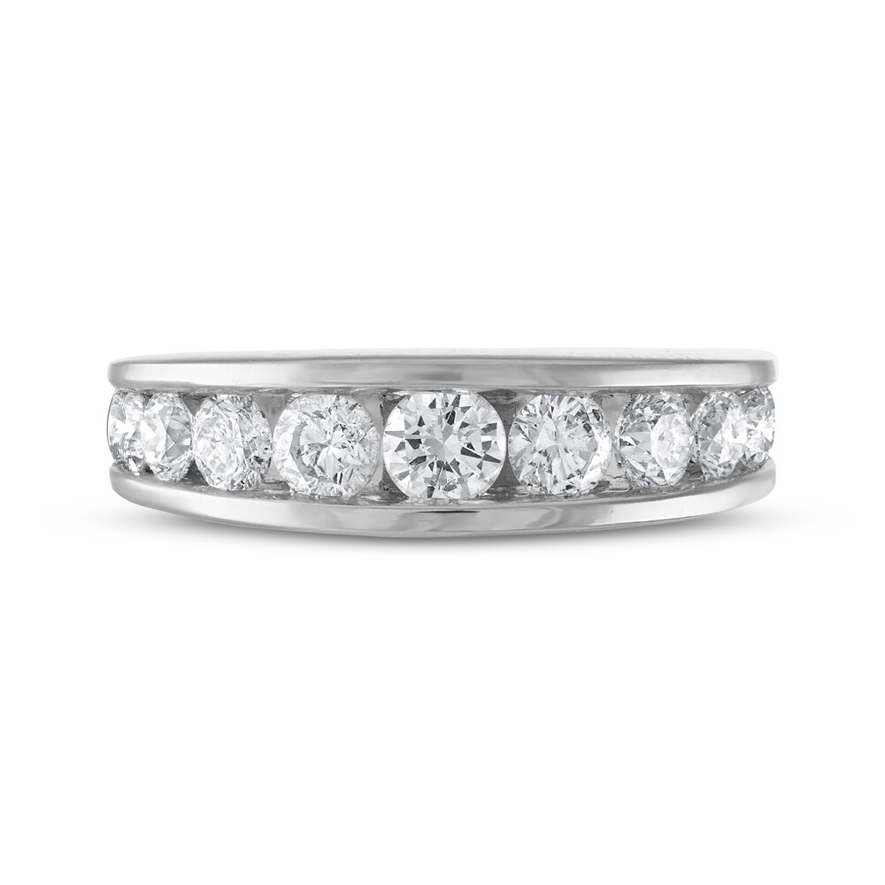 Diamond Wedding Band 1-1/2 ct tw Round 14K White Gold c3TV9DeE Diamond Wedding Band 1-1/2 ct tw Round 14K White Gold c3TV9DeE