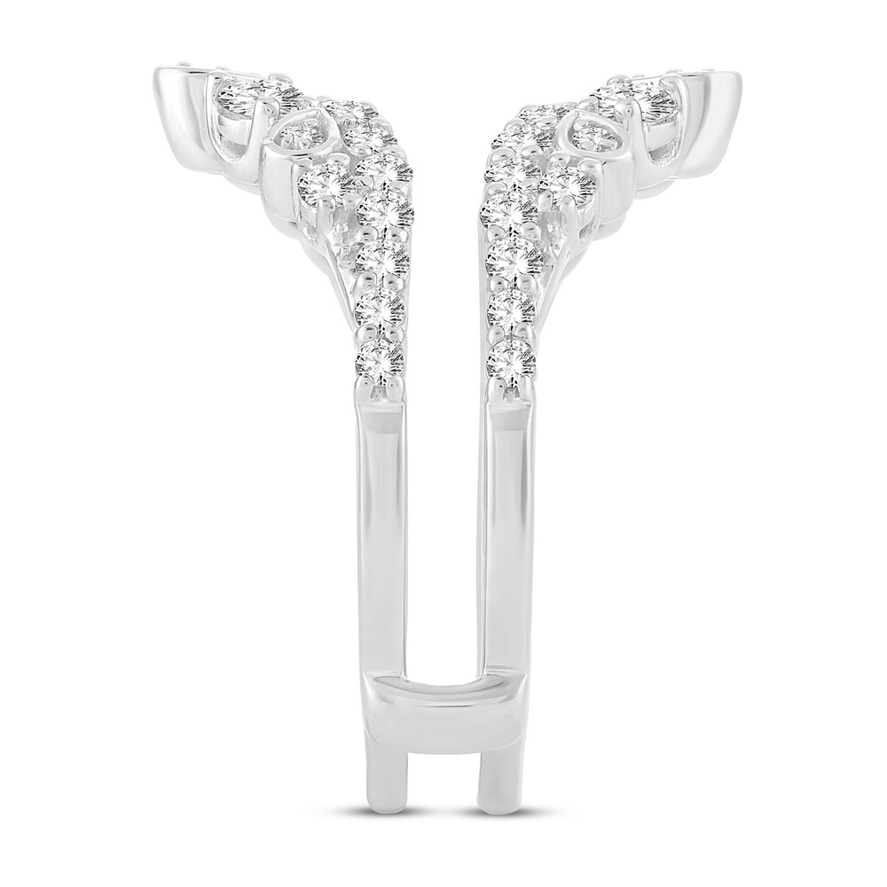 Diamond Enhancer Ring 1-1/4 ct tw Round 14K White Gold c3yMtNlk Diamond Enhancer Ring 1-1/4 ct tw Round 14K White Gold c3yMtNlk