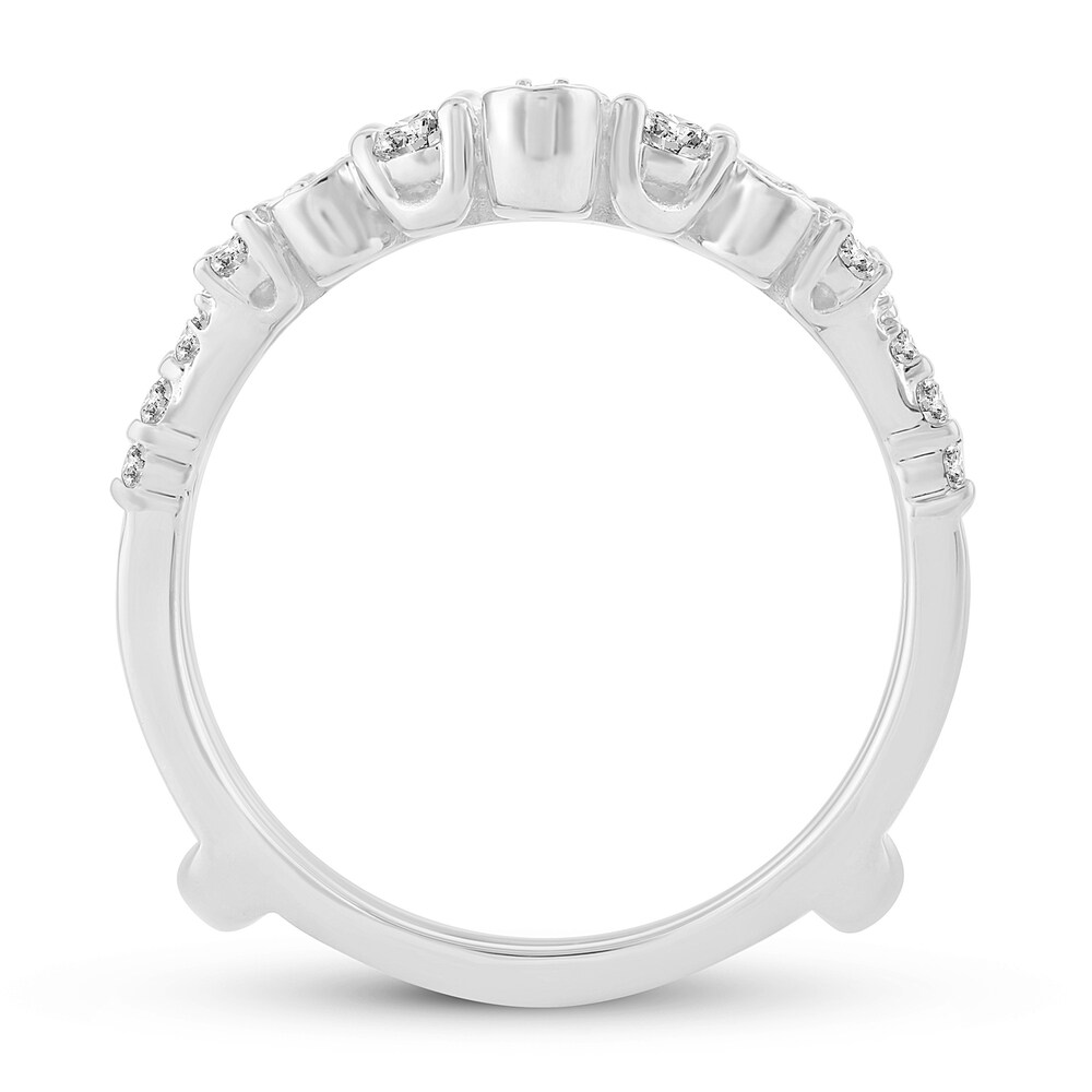 Diamond Enhancer Ring 1-1/4 ct tw Round 14K White Gold c3yMtNlk Diamond Enhancer Ring 1-1/4 ct tw Round 14K White Gold c3yMtNlk