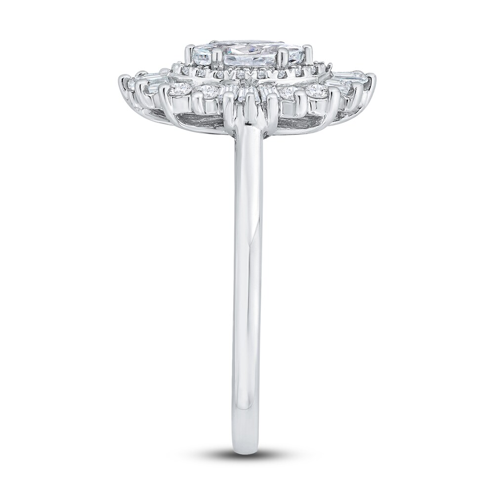 Diamond Engagement Ring 3/4 ct tw Marquise 14K White Gold c58rsQZY Diamond Engagement Ring 3/4 ct tw Marquise 14K White Gold c58rsQZY