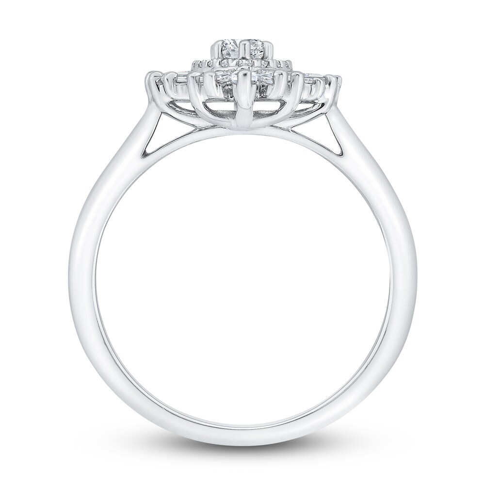 Diamond Engagement Ring 3/4 ct tw Marquise 14K White Gold c58rsQZY Diamond Engagement Ring 3/4 ct tw Marquise 14K White Gold c58rsQZY