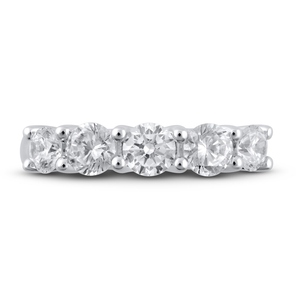 Lab-Created Diamond Wedding Band 1-1/2 ct tw Round 14K White Gold cBZzkJem Lab-Created Diamond Wedding Band 1-1/2 ct tw Round 14K White Gold cBZzkJem
