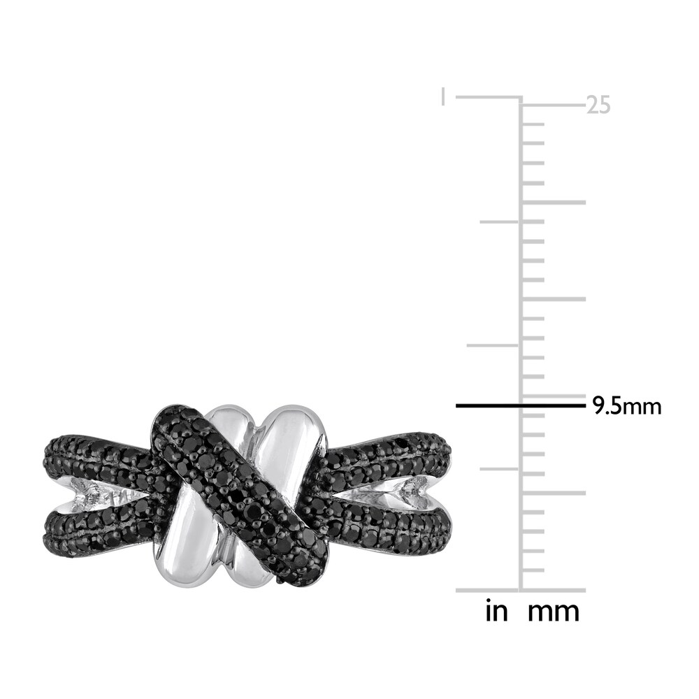 Black Diamond Knot Ring 1/2 ct tw Round 14K White Gold cK6gEifi Black Diamond Knot Ring 1/2 ct tw Round 14K White Gold cK6gEifi