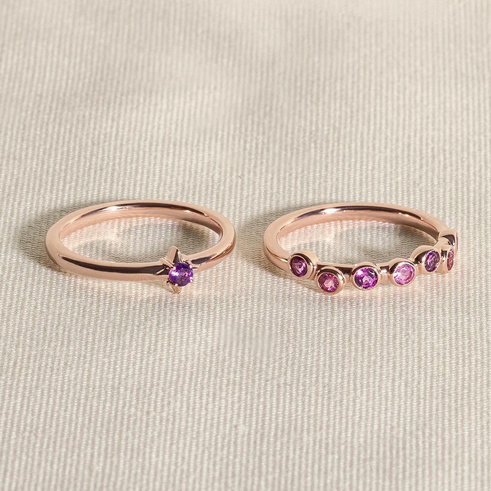 Juliette Maison Natural White Sapphire & Natural Blue Zircon Ring 10K White Gold cX8FzCIC Juliette Maison Natural White Sapphire & Natural Blue Zircon Ring 10K White Gold cX8FzCIC