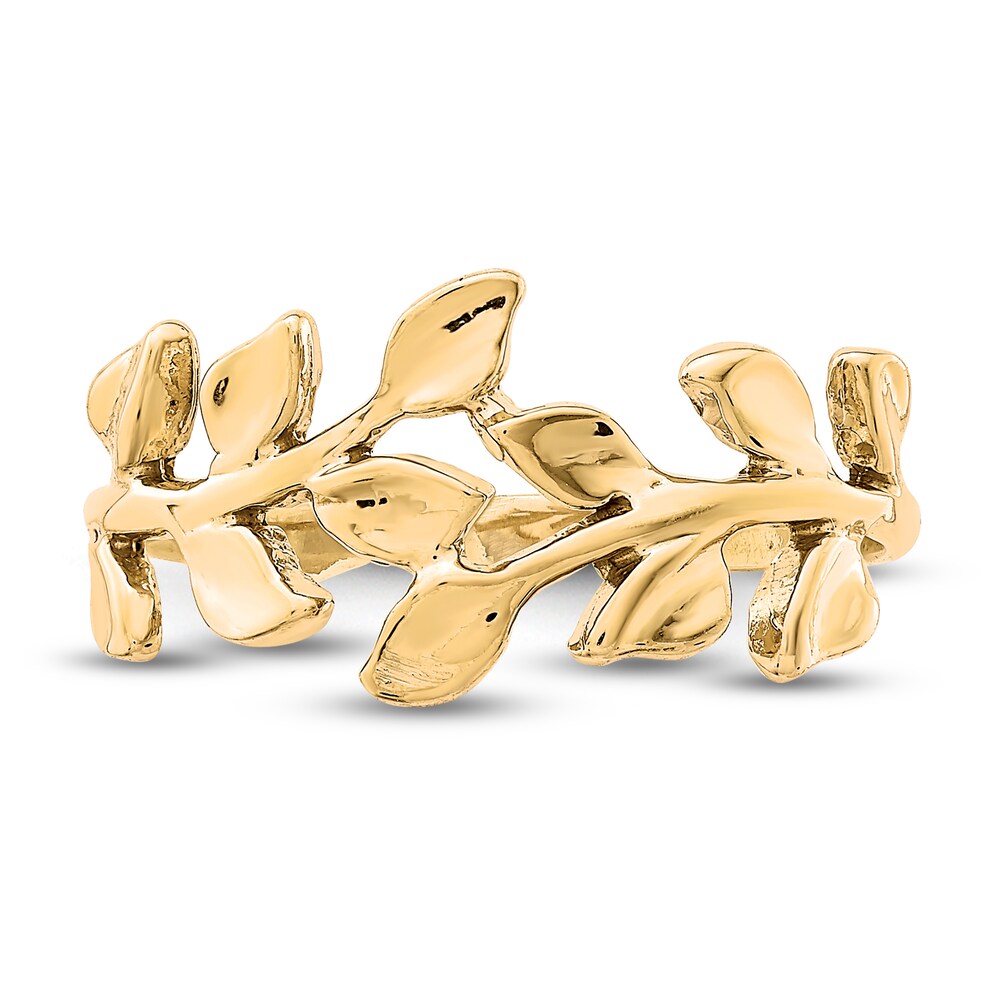 High-Polish Leaf Ring 14K Yellow Gold cZUdLJtJ High-Polish Leaf Ring 14K Yellow Gold cZUdLJtJ