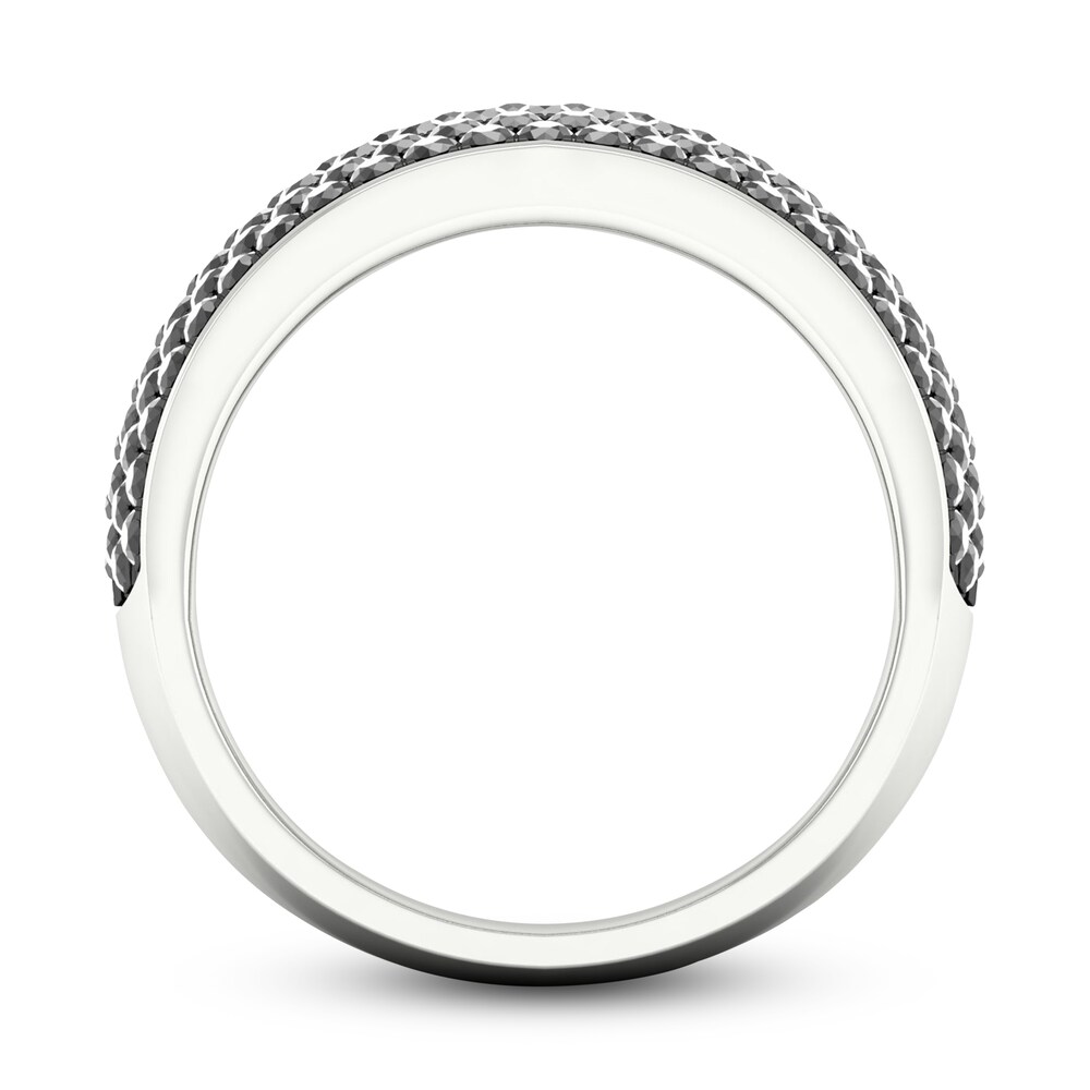 Men\'s Black Diamond Ring 2 ct tw Round 10K White Gold cZnLN1yY Men\'s Black Diamond Ring 2 ct tw Round 10K White Gold cZnLN1yY