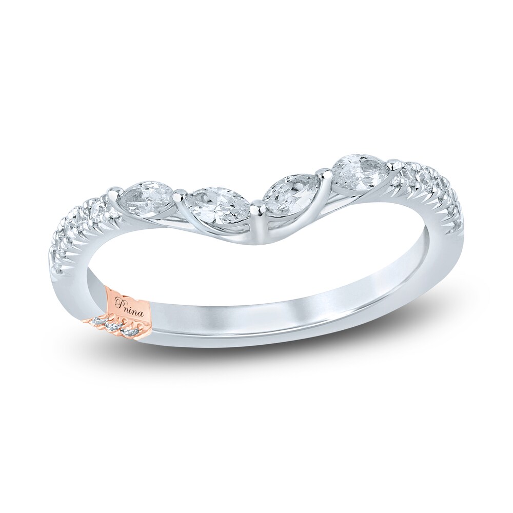 Pnina Tornai Diamond Wedding Band 1/3 ct tw Marquise/Round 14K White Gold ceiyradj Pnina Tornai Diamond Wedding Band 1/3 ct tw Marquise/Round 14K White Gold ceiyradj