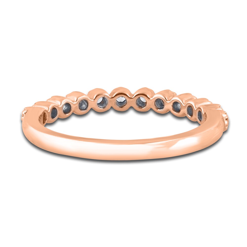 Diamond Wedding Band 1/5 ct tw Round 14K Rose Gold crlDwUN2 Diamond Wedding Band 1/5 ct tw Round 14K Rose Gold crlDwUN2