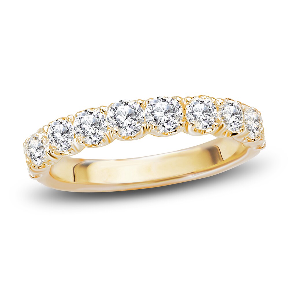 Diamond Anniversary Band 7/8 ct tw Round 14K Yellow Gold d2Zhu8cQ Diamond Anniversary Band 7/8 ct tw Round 14K Yellow Gold d2Zhu8cQ