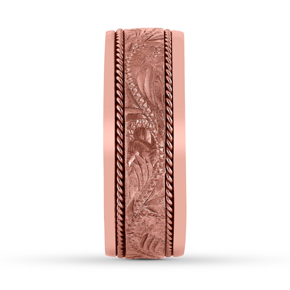 Men\'s Wedding Band 14K Rose Gold 8mm dBVfdioW Men\'s Wedding Band 14K Rose Gold 8mm dBVfdioW