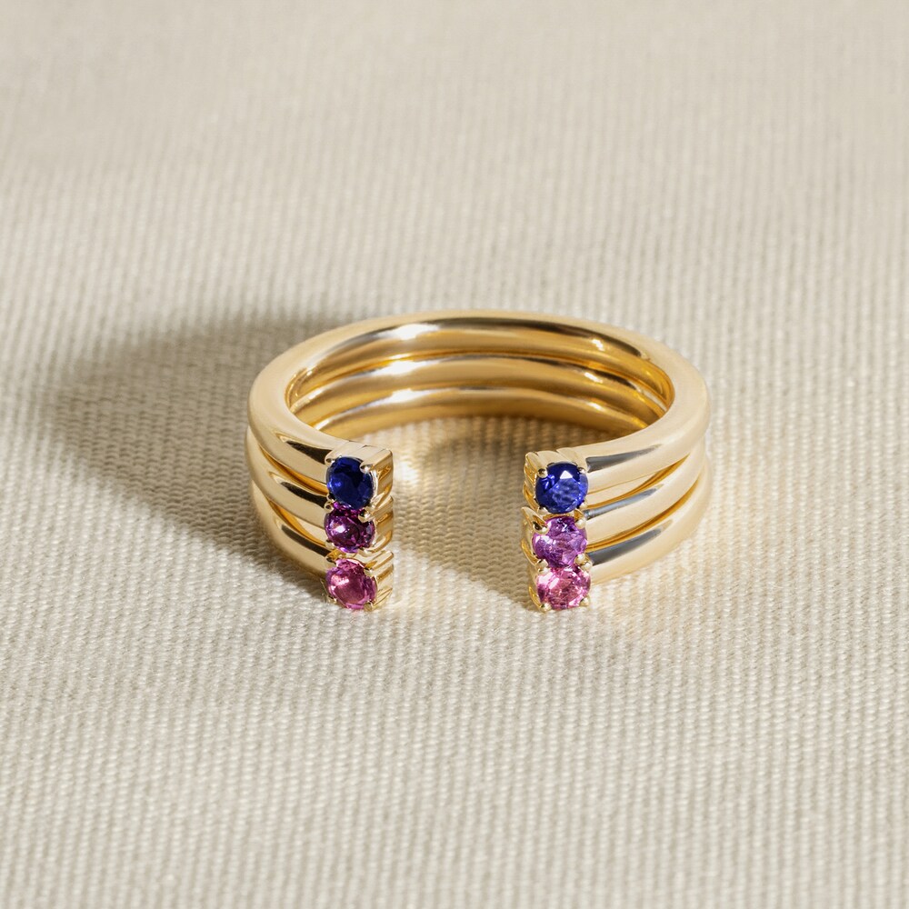 Juliette Maison Natural Garnet Cuff Ring 10K Yellow Gold dCaB4B9l Juliette Maison Natural Garnet Cuff Ring 10K Yellow Gold dCaB4B9l