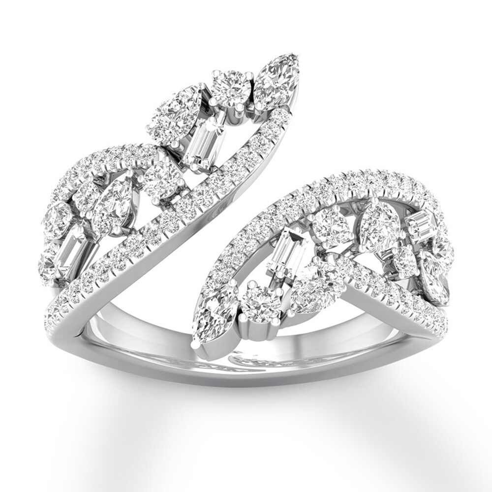 Diamond Ring 1 ct tw Pear-shaped/Marquise/Baguette 14K White Gold dFfbeRQu Diamond Ring 1 ct tw Pear-shaped/Marquise/Baguette 14K White Gold dFfbeRQu