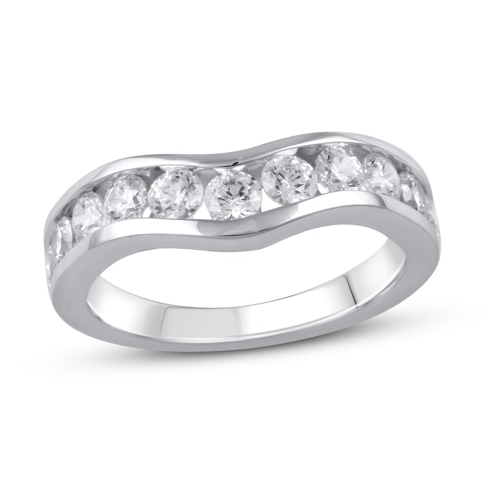 Diamond Contour Ring 1 ct tw Round 14K White Gold dQ47ep6A Diamond Contour Ring 1 ct tw Round 14K White Gold dQ47ep6A