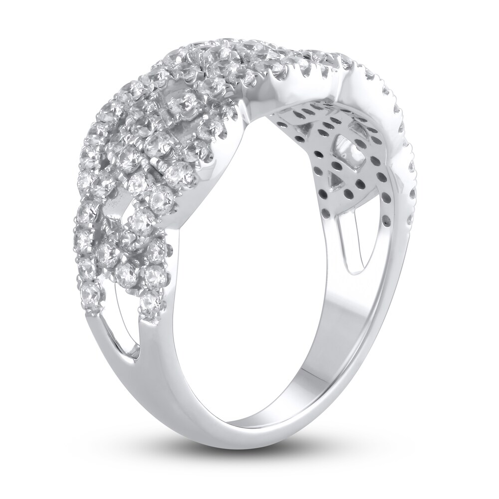 Diamond Anniversary Ring 1 ct tw Round 14K White Gold dSMmNrs4 Diamond Anniversary Ring 1 ct tw Round 14K White Gold dSMmNrs4