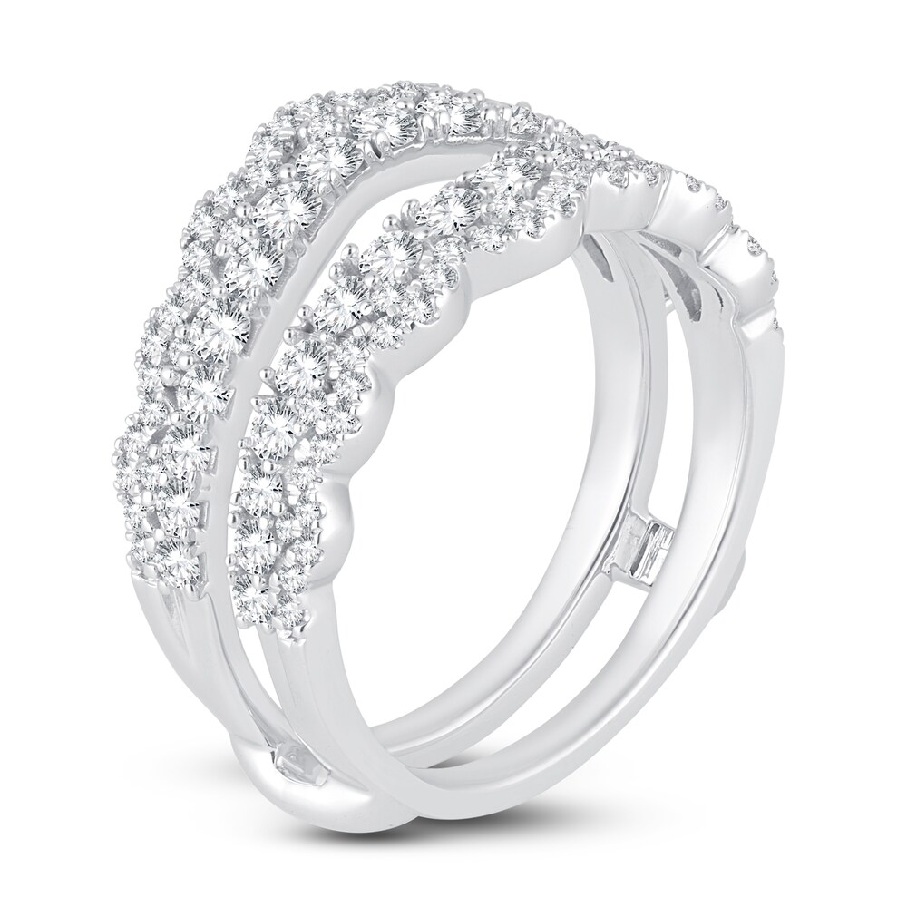 Diamond Enhancer Ring 1-1/5 ct tw Round 14K White Gold dTtahWJp Diamond Enhancer Ring 1-1/5 ct tw Round 14K White Gold dTtahWJp