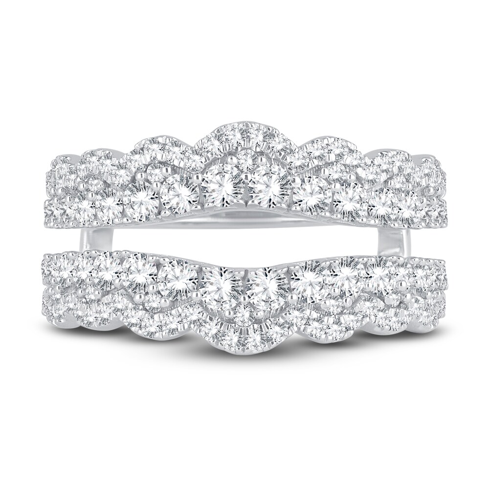 Diamond Enhancer Ring 1-1/5 ct tw Round 14K White Gold dTtahWJp Diamond Enhancer Ring 1-1/5 ct tw Round 14K White Gold dTtahWJp