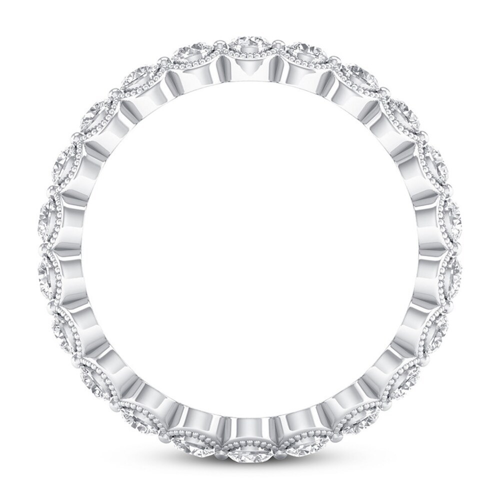 Diamond Eternity Band 1 ct tw Round 14K White Gold dX61bzMn Diamond Eternity Band 1 ct tw Round 14K White Gold dX61bzMn