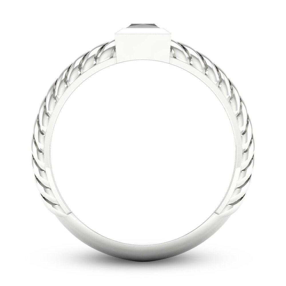 Men\'s Black Diamond Ring 1/2 ct tw Princess 10K White Gold dZWQx0ar Men\'s Black Diamond Ring 1/2 ct tw Princess 10K White Gold dZWQx0ar