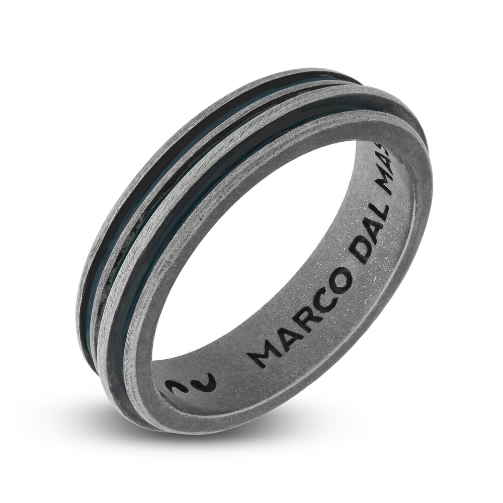 Marco Dal Maso Men\'s Acies Thin Ring Green Enamel Sterling Silver deIxQpHs Marco Dal Maso Men\'s Acies Thin Ring Green Enamel Sterling Silver deIxQpHs