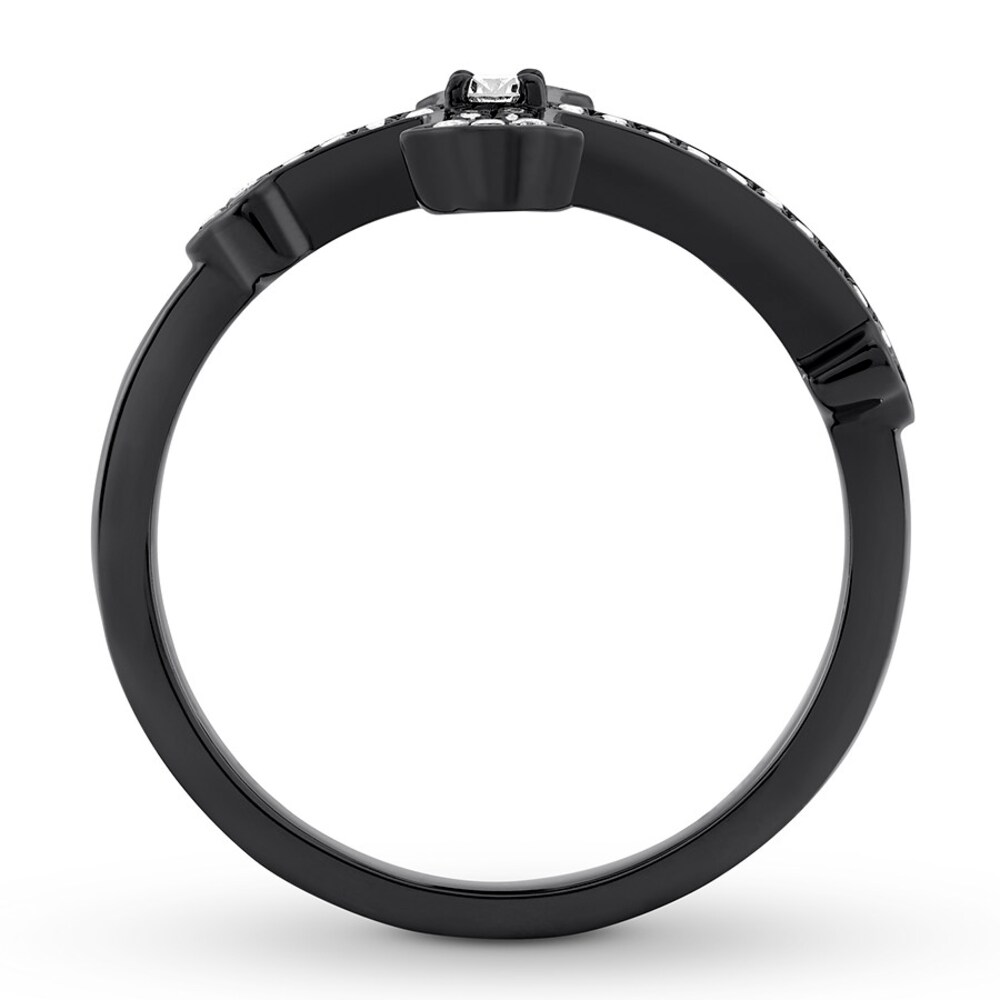 House of Virtruve Ring 1/3 carat tw Diamonds Black Ruthenium-Plated Sterling Silver djacIxKe House of Virtruve Ring 1/3 carat tw Diamonds Black Ruthenium-Plated Sterling Silver djacIxKe