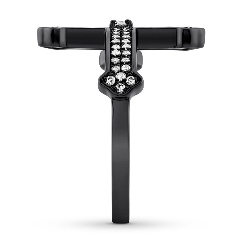 House of Virtruve Ring 1/3 carat tw Diamonds Black Ruthenium-Plated Sterling Silver djacIxKe House of Virtruve Ring 1/3 carat tw Diamonds Black Ruthenium-Plated Sterling Silver djacIxKe