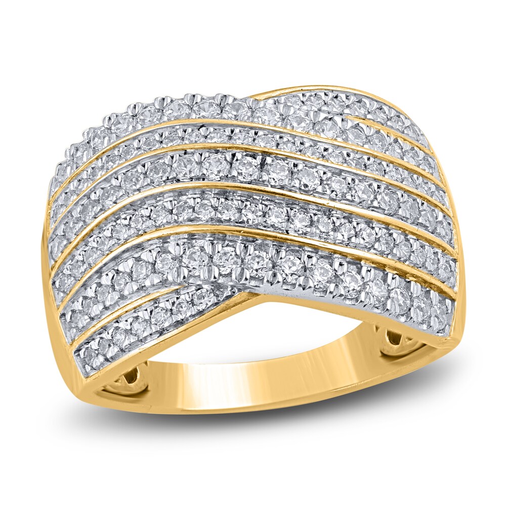 Diamond Wedding Band 1 ct tw Round 14K Yellow Gold duebHmt5 Diamond Wedding Band 1 ct tw Round 14K Yellow Gold duebHmt5
