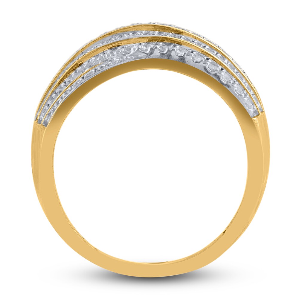 Diamond Wedding Band 1 ct tw Round 14K Yellow Gold duebHmt5 Diamond Wedding Band 1 ct tw Round 14K Yellow Gold duebHmt5