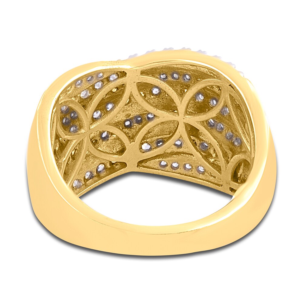 Diamond Wedding Band 1 ct tw Round 14K Yellow Gold duebHmt5 Diamond Wedding Band 1 ct tw Round 14K Yellow Gold duebHmt5