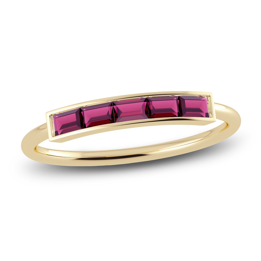 Juliette Maison Natural Rhodolite Garnet Baguette Bar Ring 10K Yellow Gold dxy7PJcl Juliette Maison Natural Rhodolite Garnet Baguette Bar Ring 10K Yellow Gold dxy7PJcl