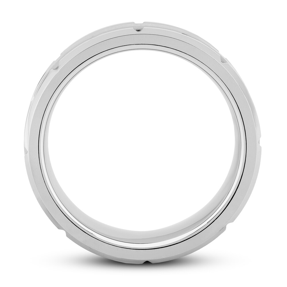 White Tungsten Carbide Wedding Band e3iskHpt White Tungsten Carbide Wedding Band e3iskHpt