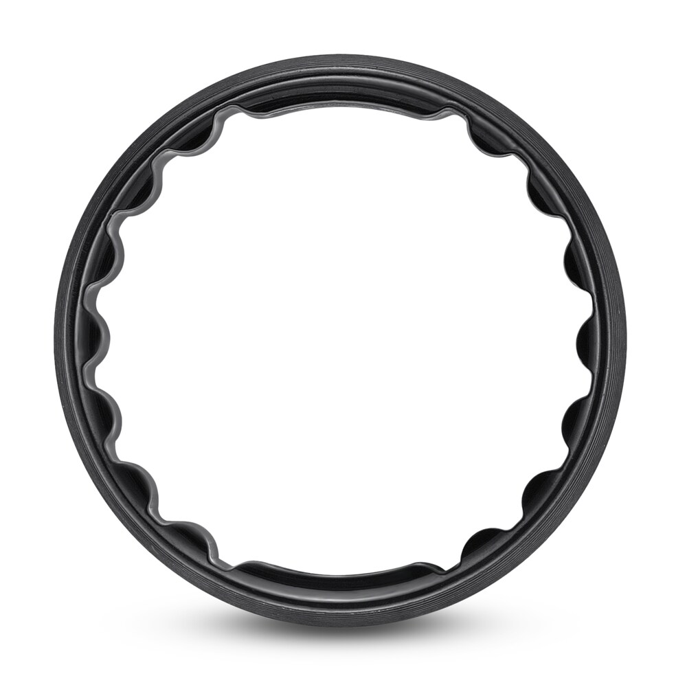 Men\'s Textured Line Wedding Band Black Zirconium 8.0mm e3tQuhFa Men\'s Textured Line Wedding Band Black Zirconium 8.0mm e3tQuhFa