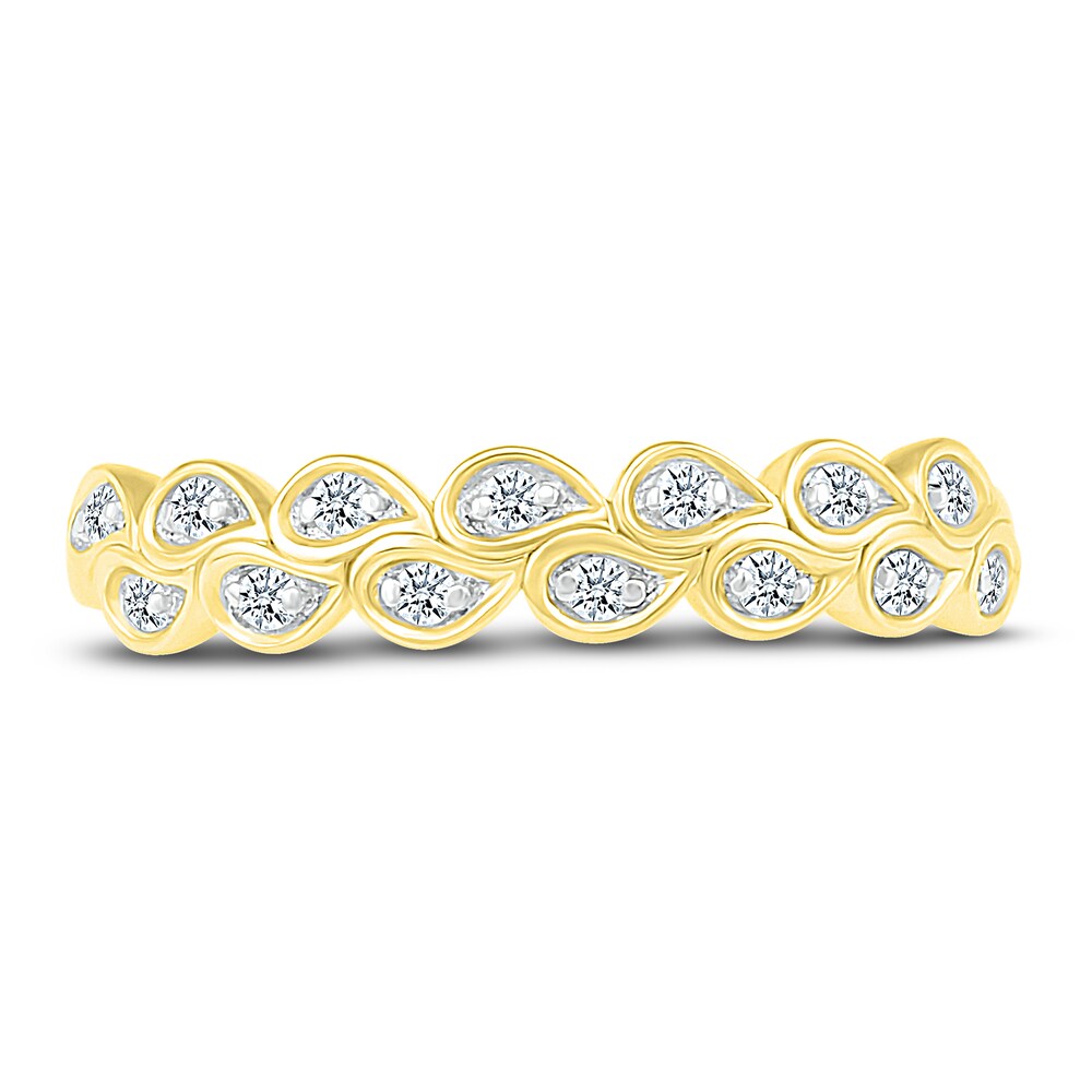 Diamond Anniversary Band 1/8 ct tw Round 14K Yellow Gold e9r2M5N7 Diamond Anniversary Band 1/8 ct tw Round 14K Yellow Gold e9r2M5N7