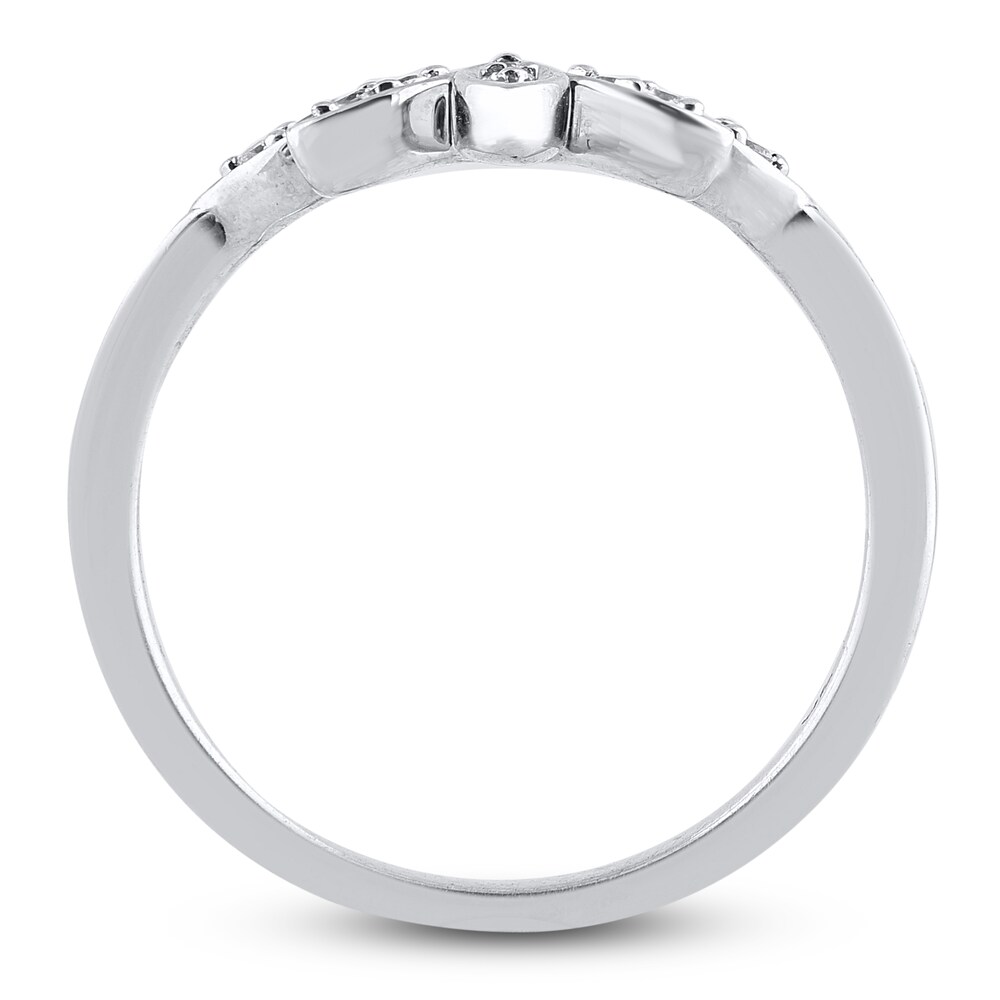 Diamond Wedding Band 1/15 ct tw Round 14K White Gold eMvAyRmY Diamond Wedding Band 1/15 ct tw Round 14K White Gold eMvAyRmY