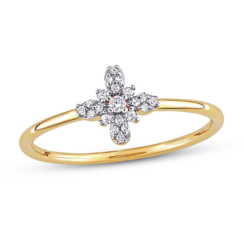 Diamond Ring 1/10 ct tw Round 10K Yellow Gold eQmqZv6i Diamond Ring 1/10 ct tw Round 10K Yellow Gold eQmqZv6i