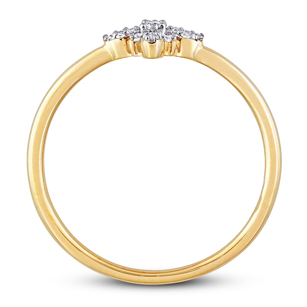 Diamond Ring 1/10 ct tw Round 10K Yellow Gold eQmqZv6i Diamond Ring 1/10 ct tw Round 10K Yellow Gold eQmqZv6i