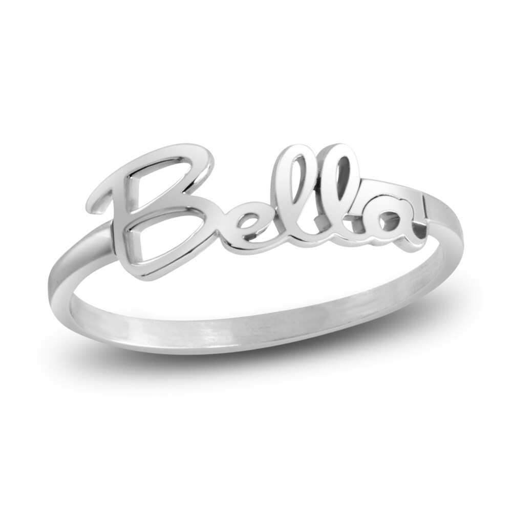 High-Polish Personalized Name Ring Sterling Silver/24K White Gold-Plating eodxrhAF High-Polish Personalized Name Ring Sterling Silver/24K White Gold-Plating eodxrhAF
