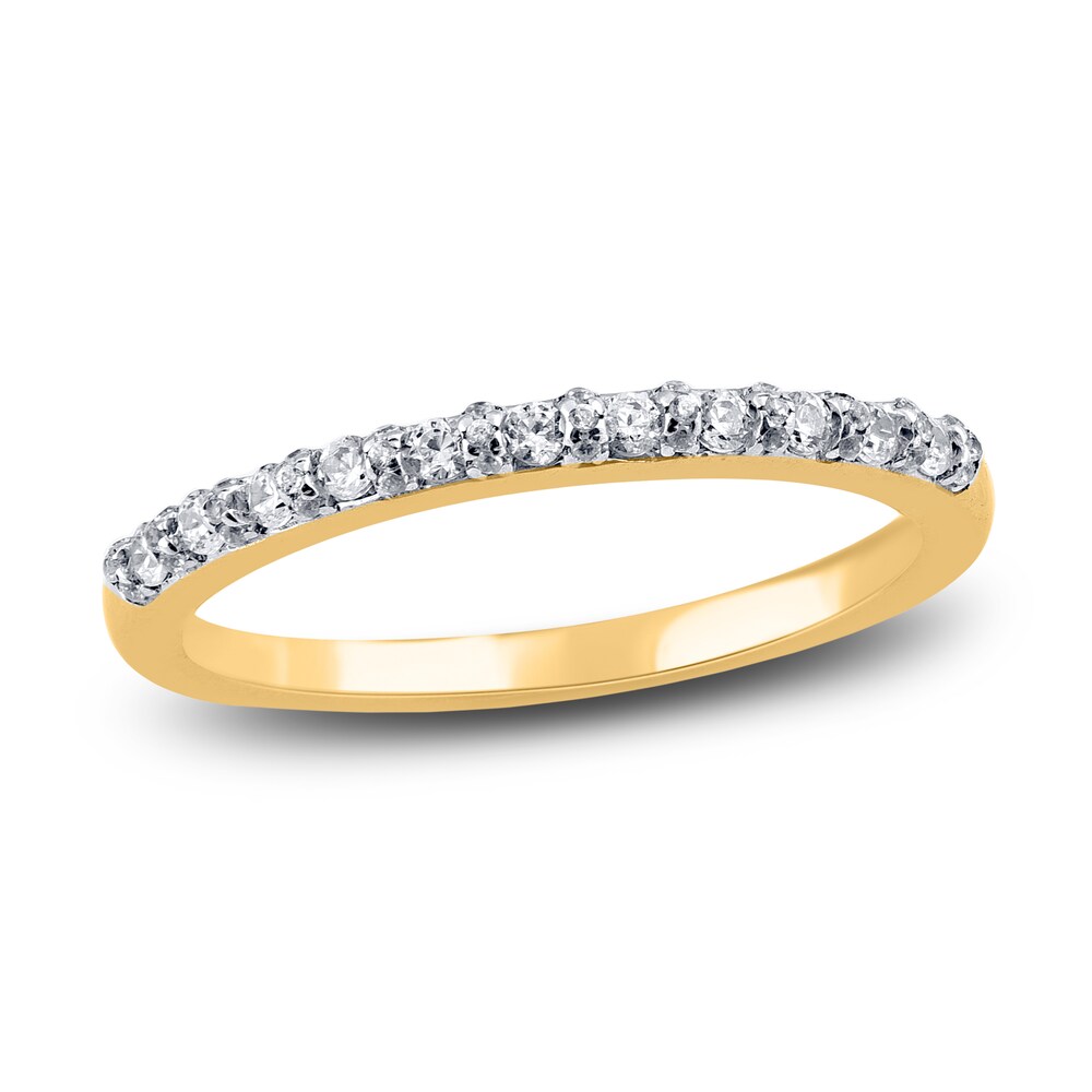 Diamond Wedding Band 1/4 ct tw Round 14K Yellow Gold eoqirtSg Diamond Wedding Band 1/4 ct tw Round 14K Yellow Gold eoqirtSg